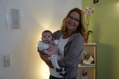 Dorothee Weber mit Baby